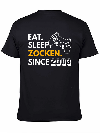 Eat Sleep Zocken Since 2003 Gaming T-Shirt