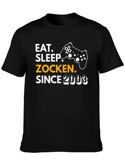 Eat Sleep Zocken Since 2003 Gaming T-Shirt