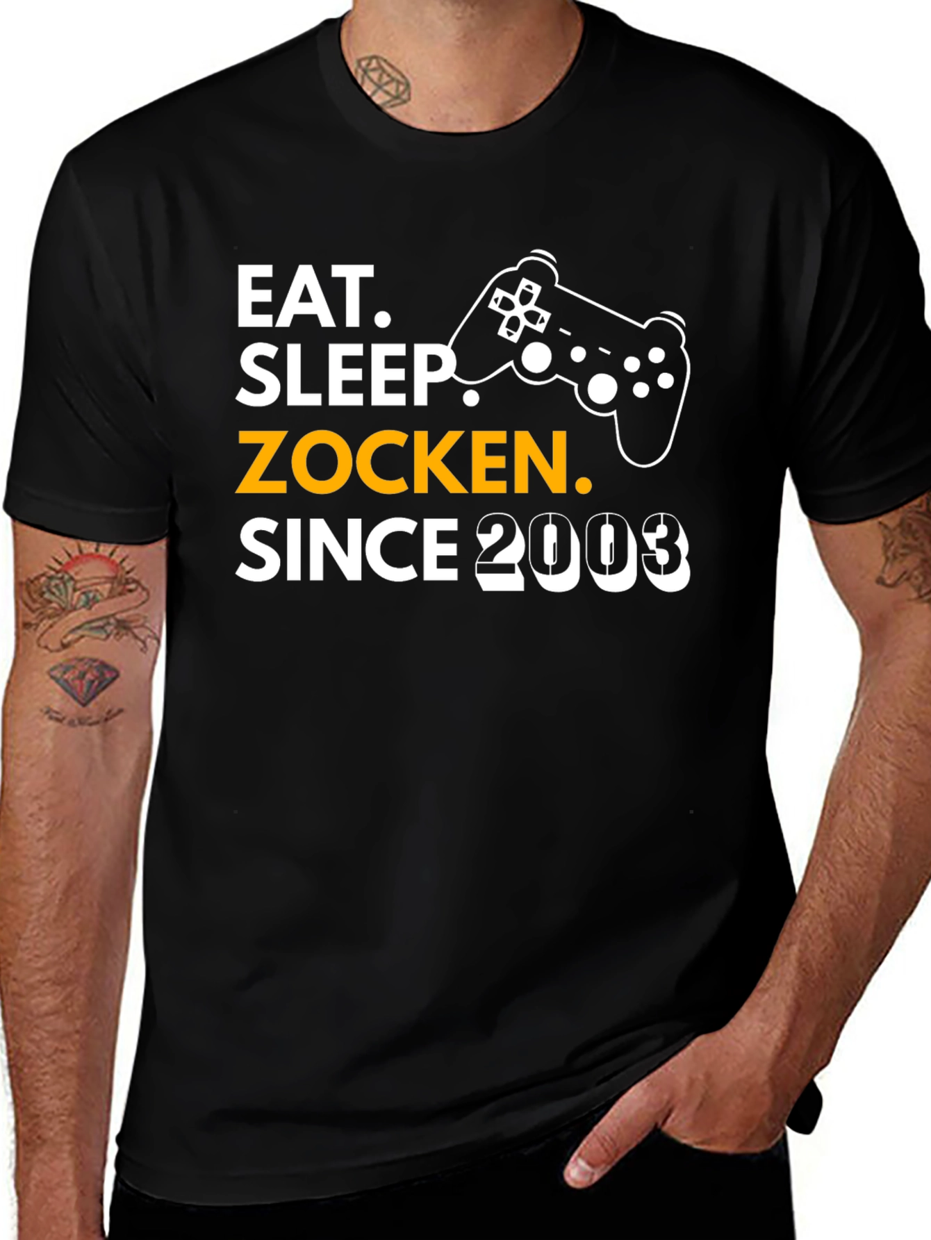 Eat Sleep Zocken Since 2003 Gaming T-Shirt
