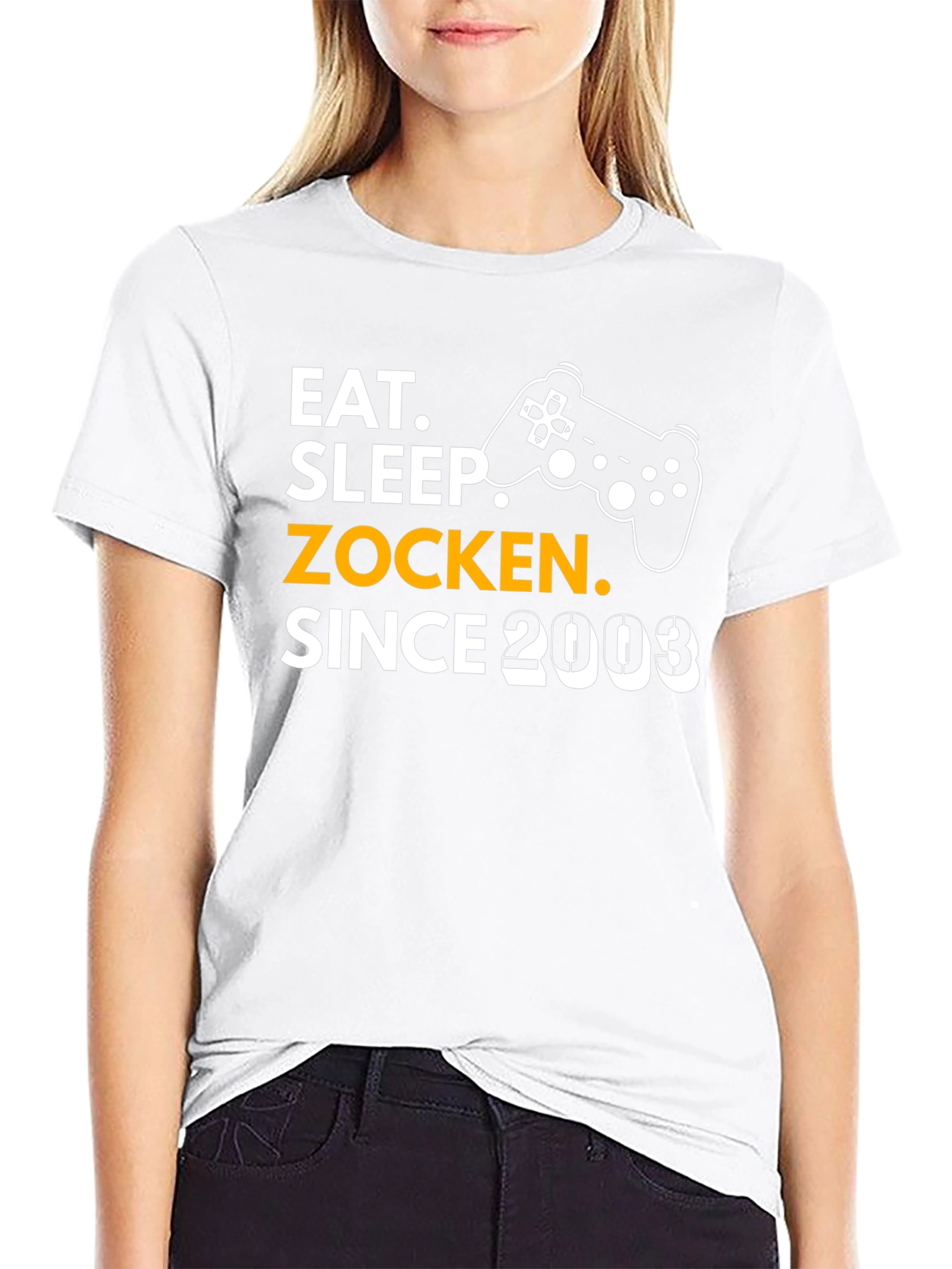 Eat Sleep Zocken Since 2003 Gaming T-Shirt