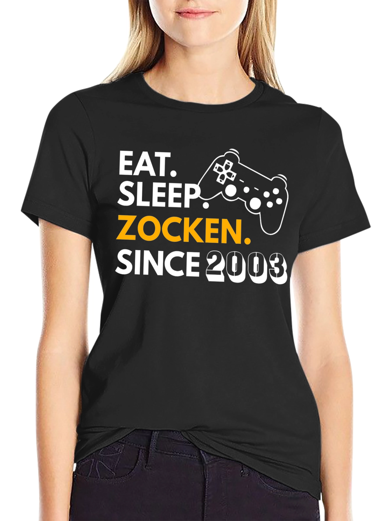 Eat Sleep Zocken Since 2003 Gaming T-Shirt
