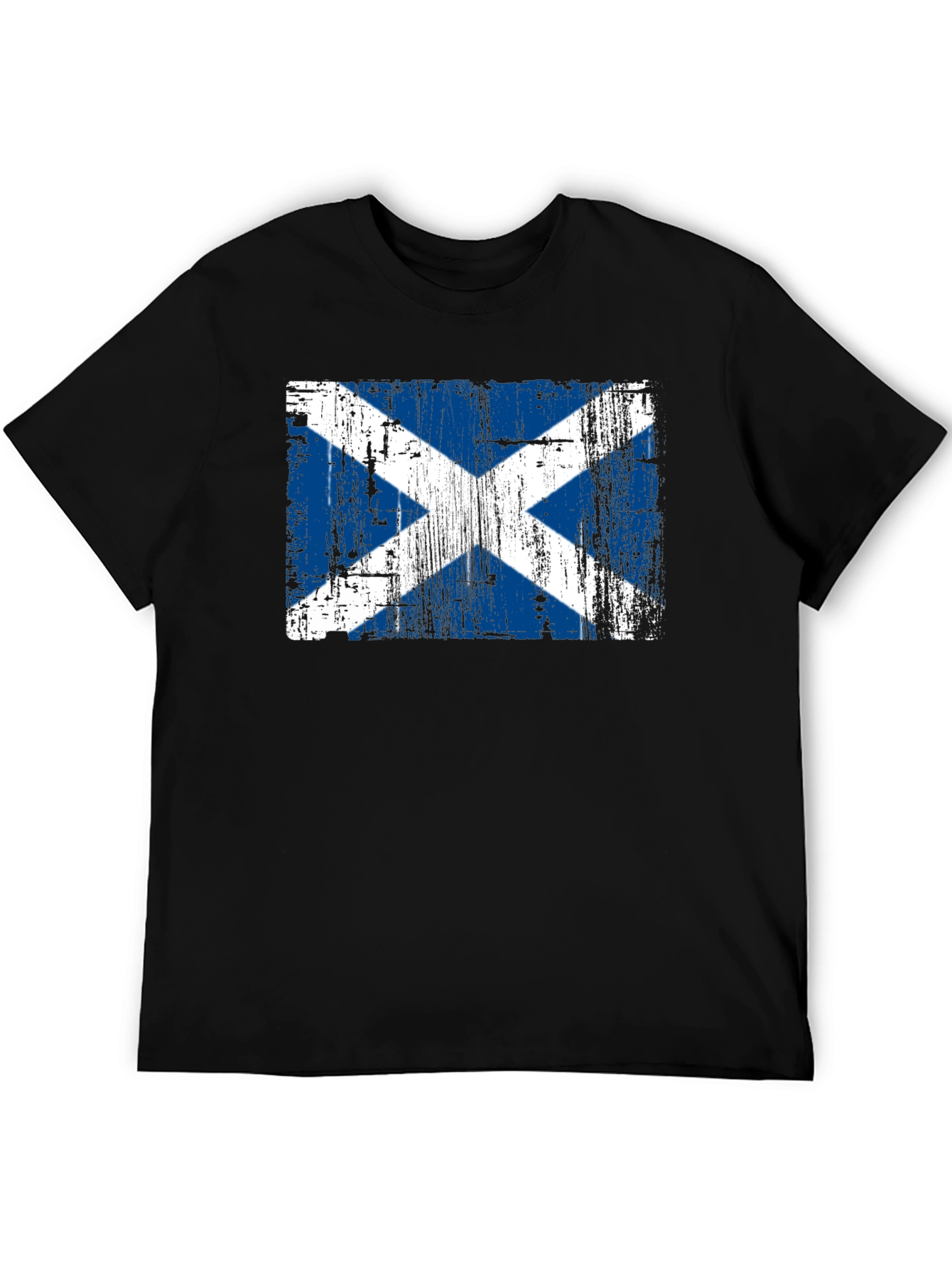 Distressed Scotland Flag Graphic Tee