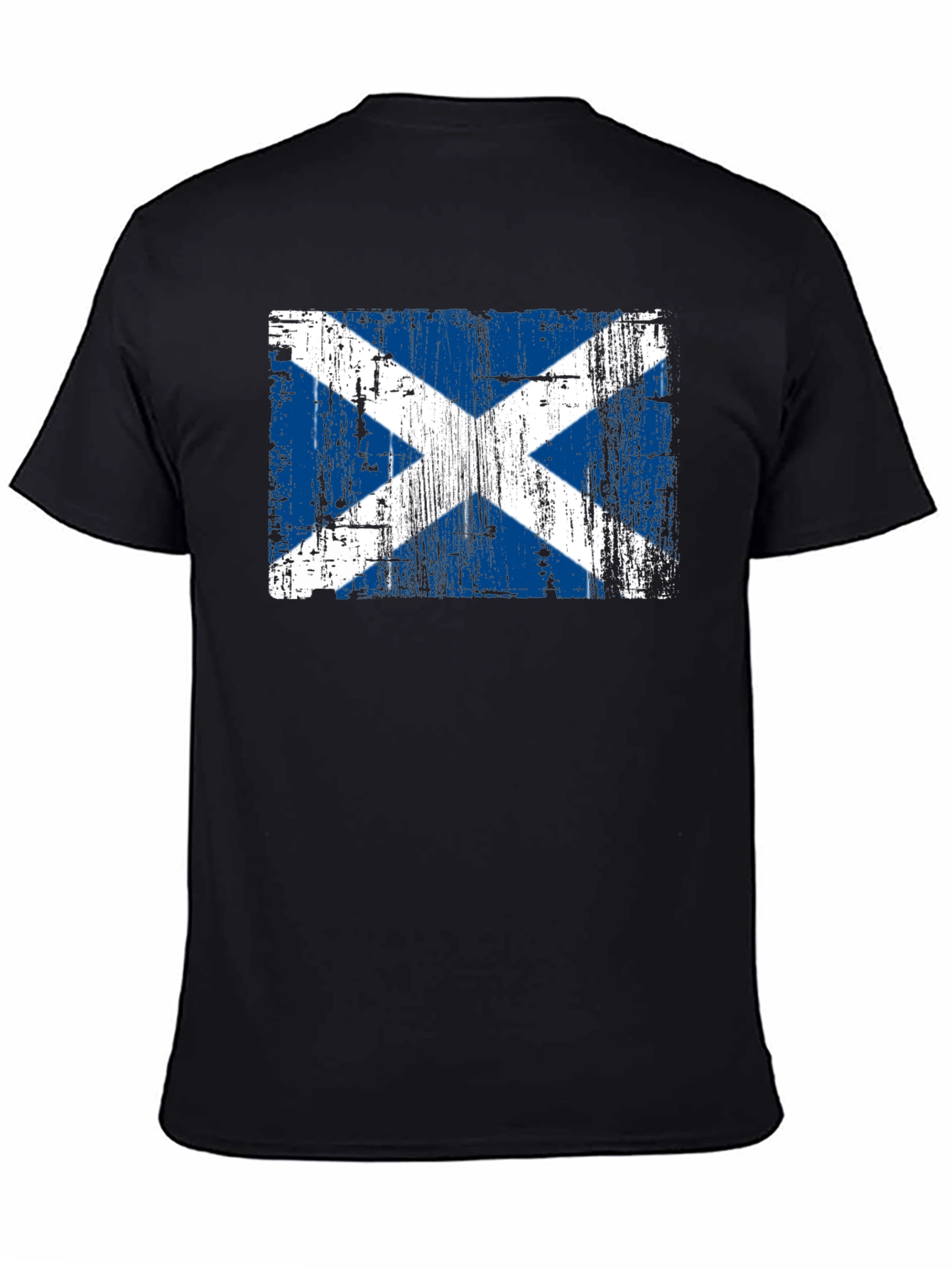 Distressed Scotland Flag Graphic Tee