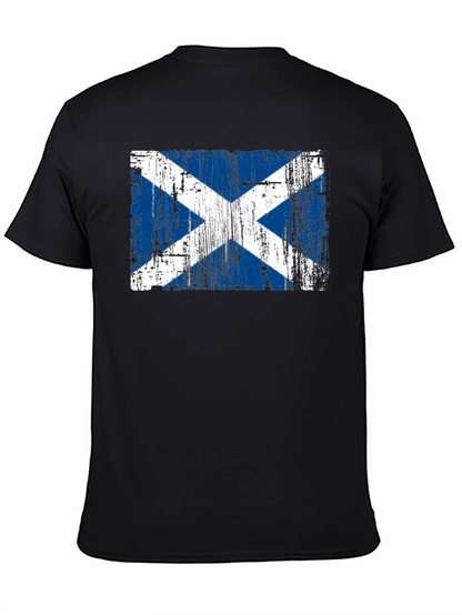 Distressed Scotland Flag Graphic Tee