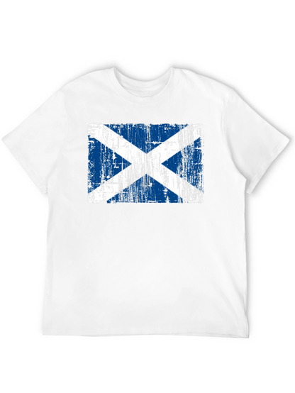 Distressed Scotland Flag Graphic Tee