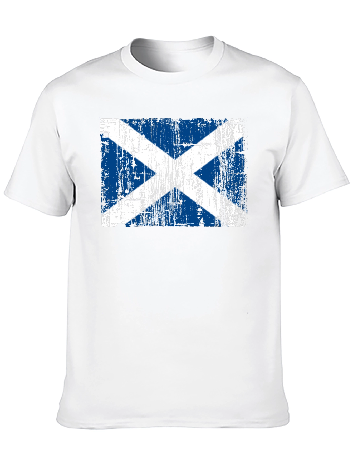 Distressed Scotland Flag Graphic Tee
