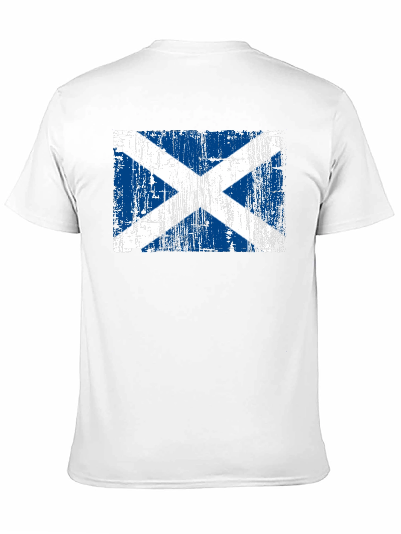 Distressed Scotland Flag Graphic Tee