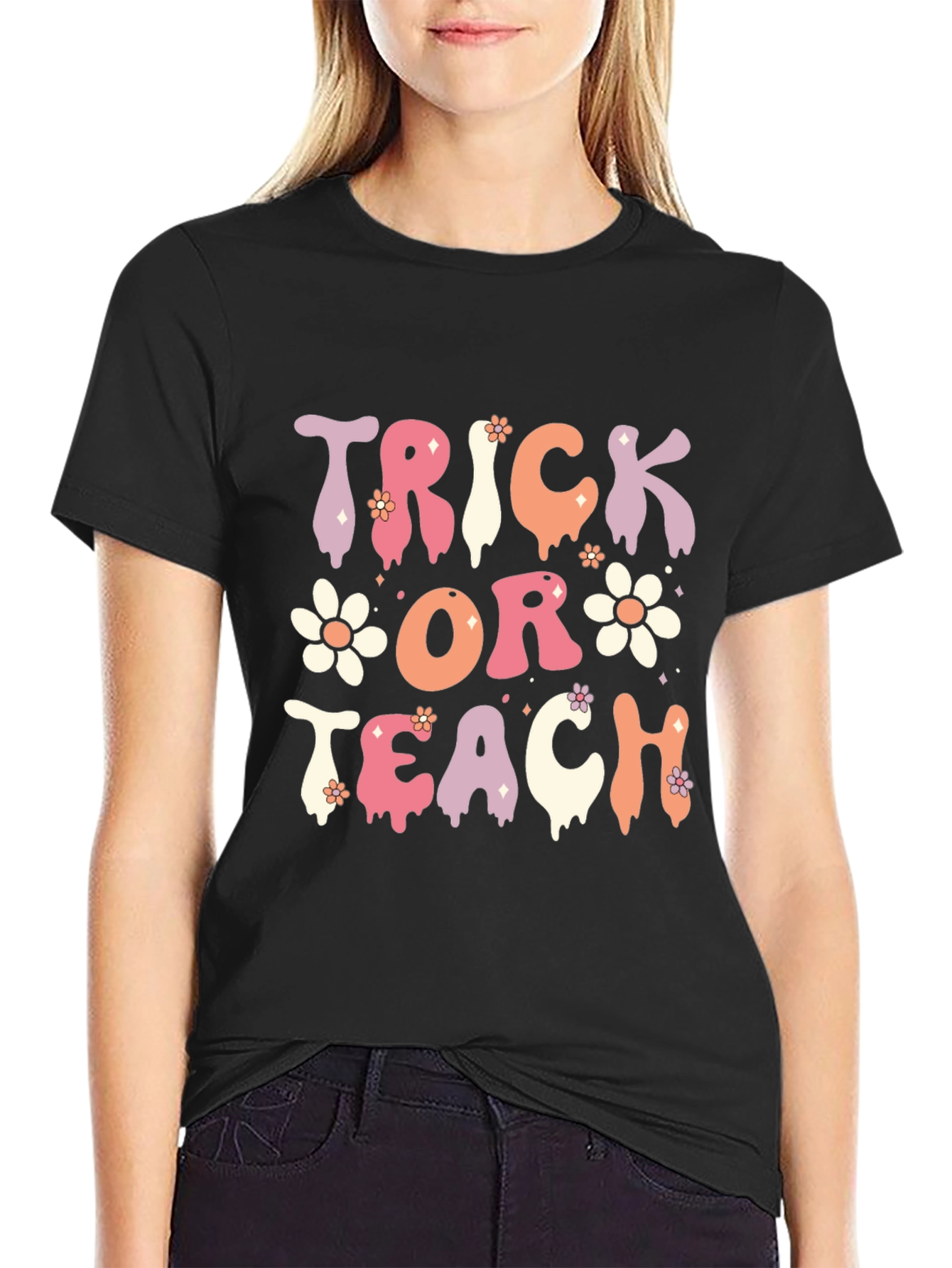 Trick or Teach Halloween Teacher T-Shirt