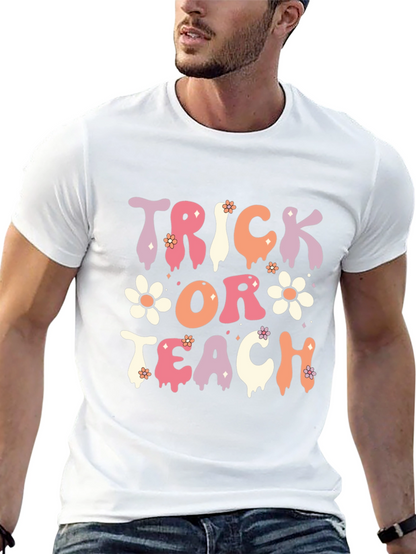 Trick or Teach Halloween Teacher T-Shirt