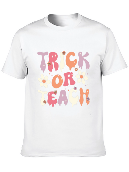Trick or Teach Halloween Teacher T-Shirt