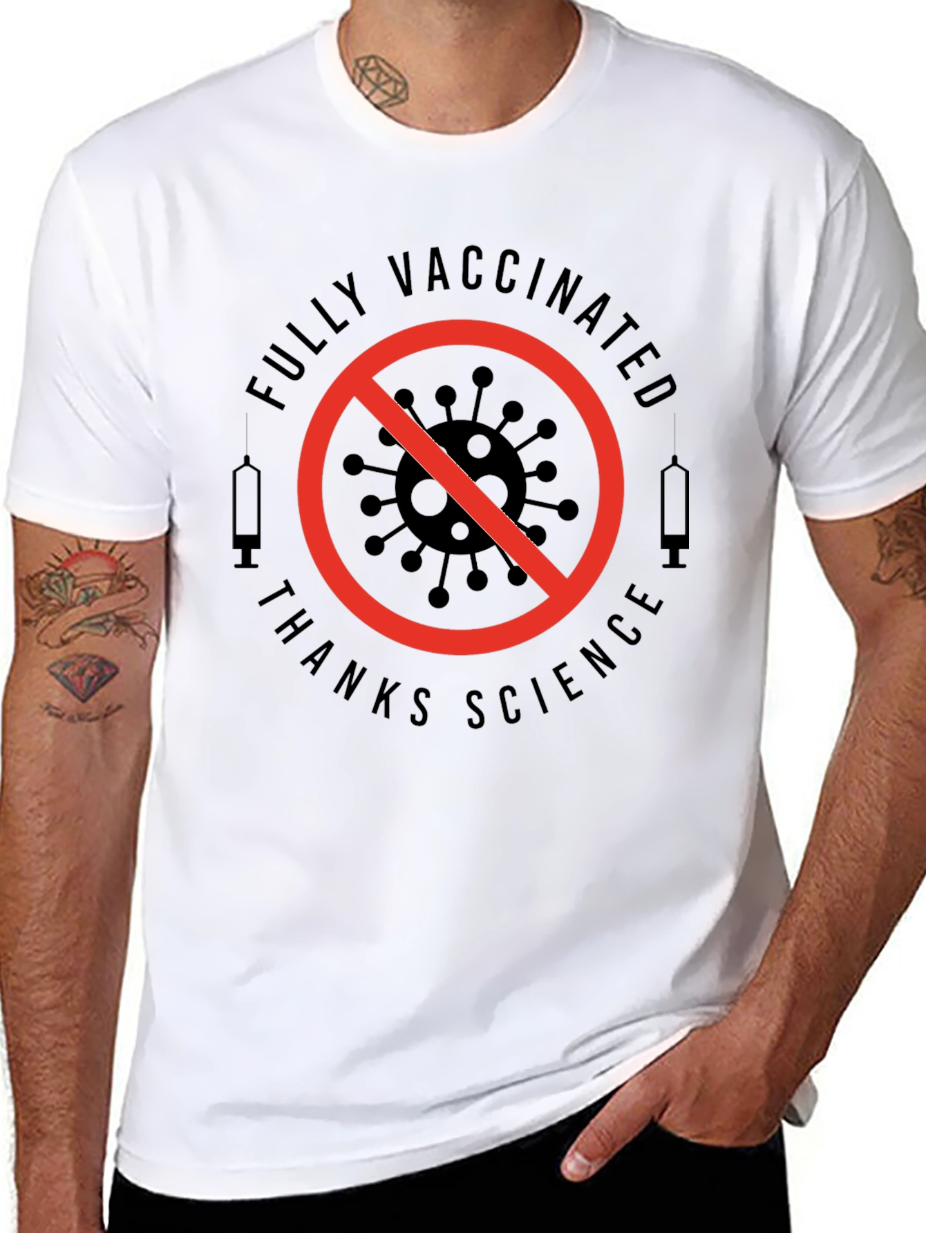 Fully Vaccinated Thanks Science T-Shirt