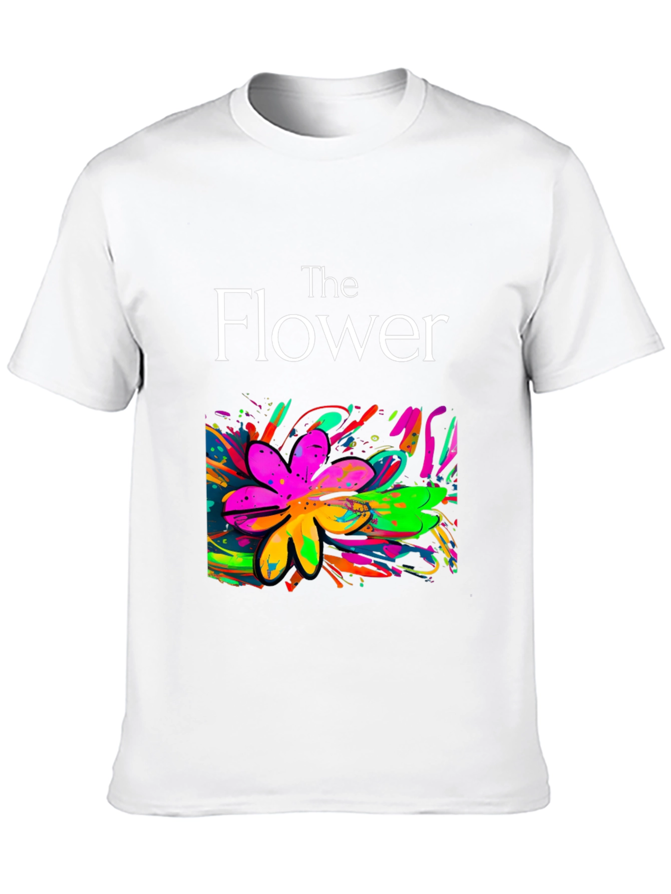 The Flower T-Shirt: Vibrant Floral Design