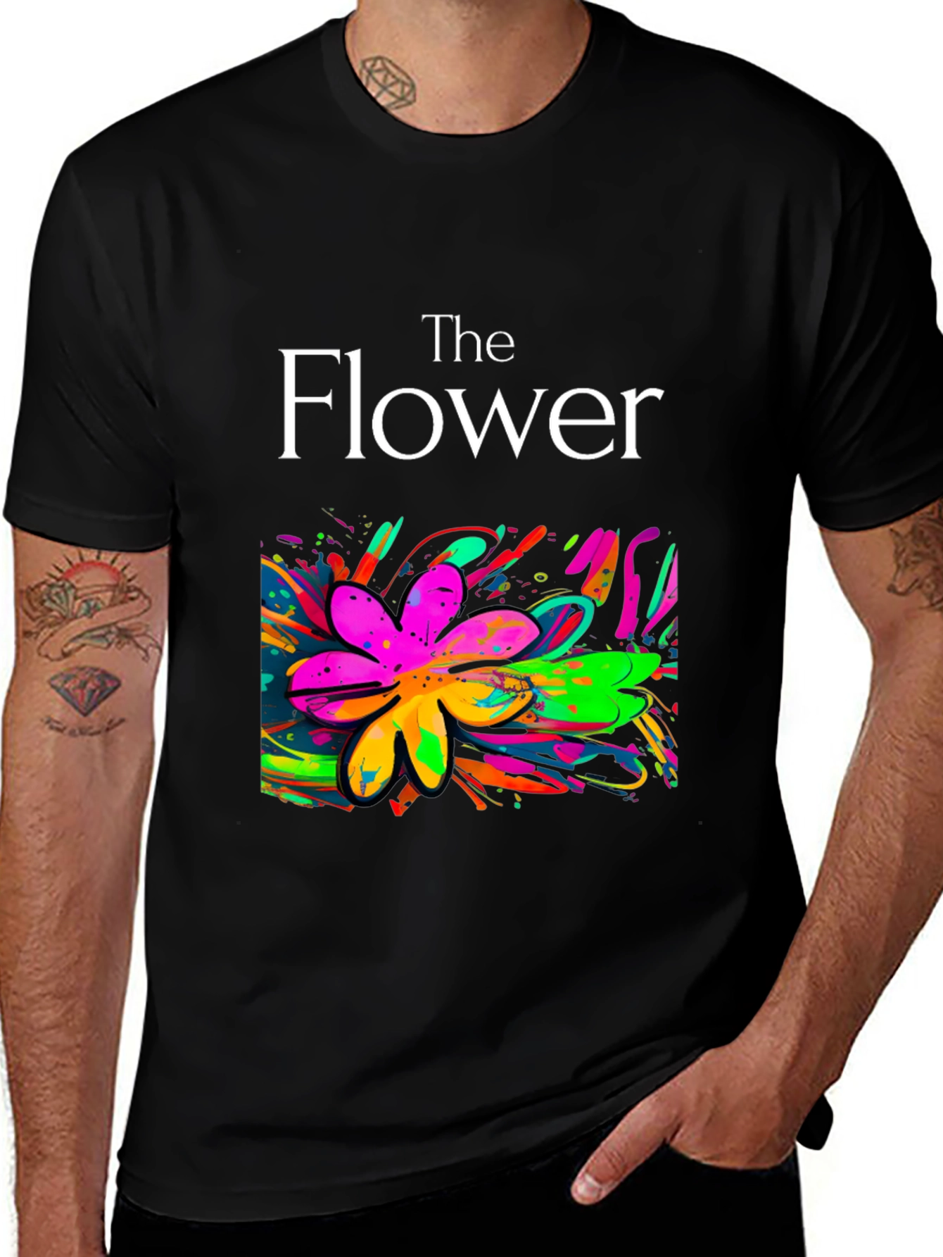 The Flower T-Shirt: Vibrant Floral Design
