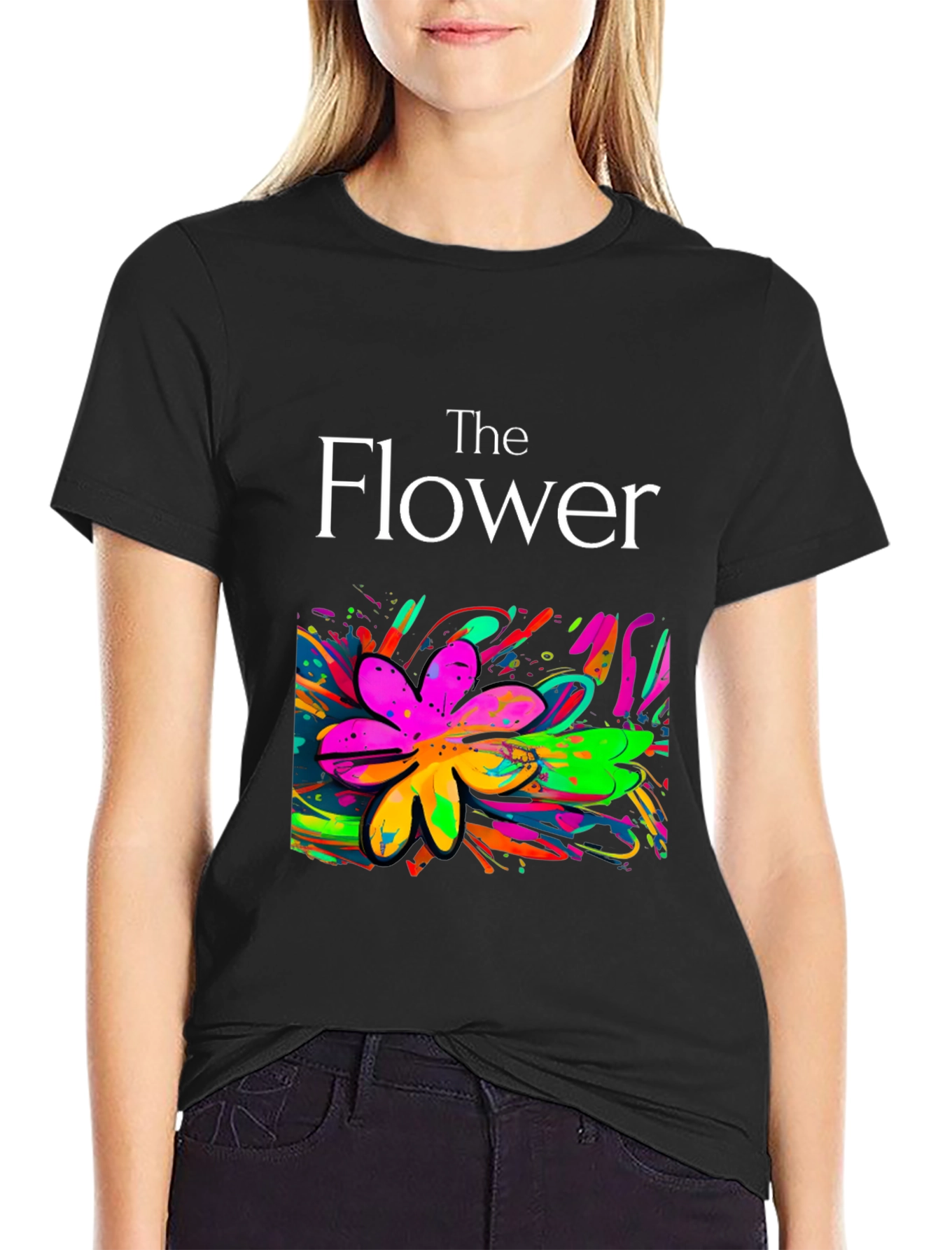 The Flower T-Shirt: Vibrant Floral Design