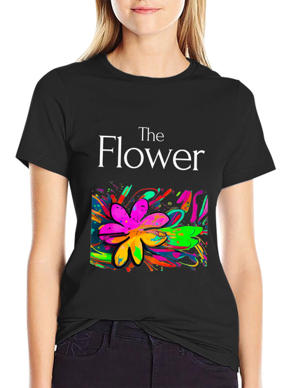 The Flower T-Shirt: Vibrant Floral Design