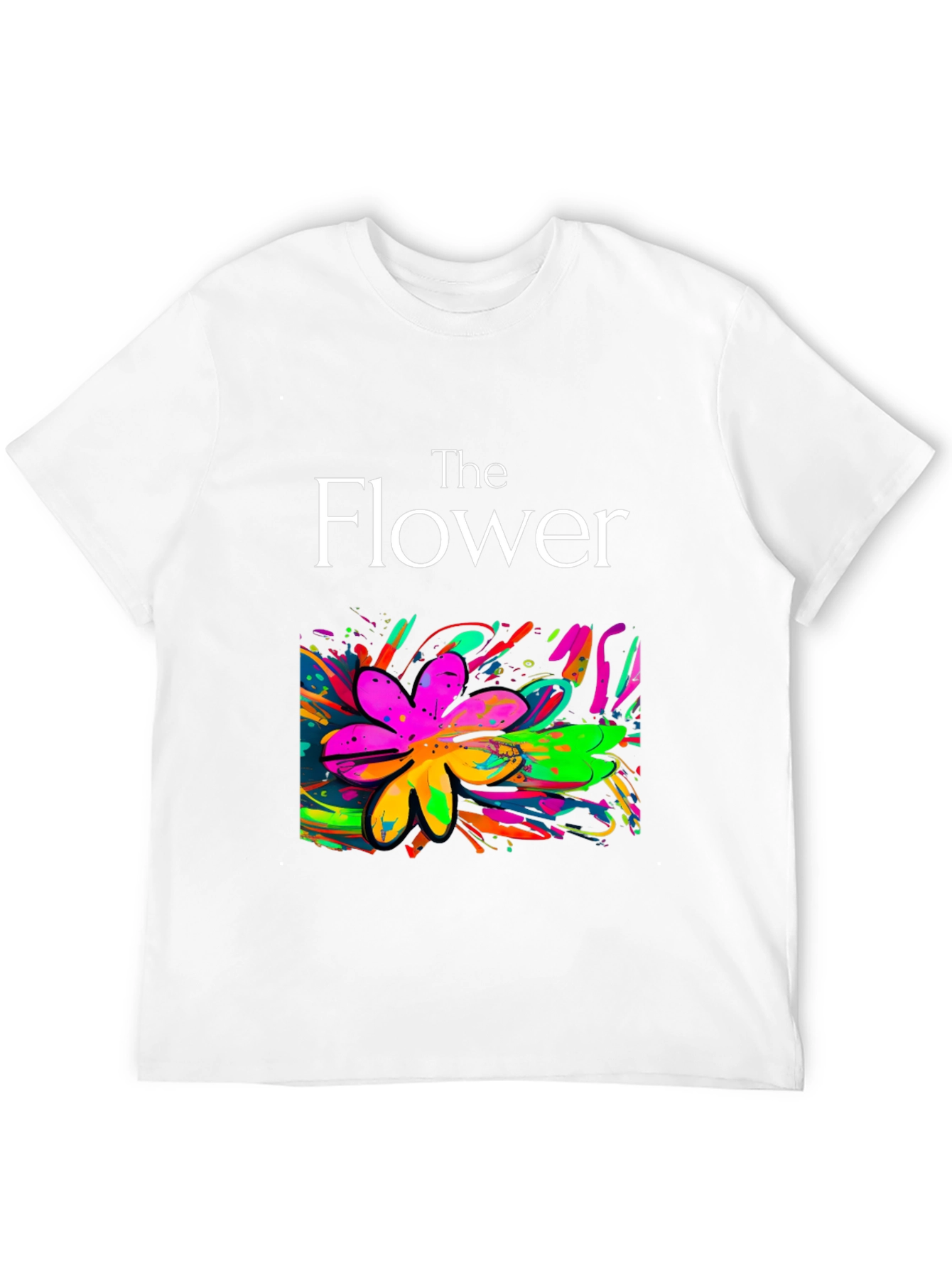 The Flower T-Shirt: Vibrant Floral Design