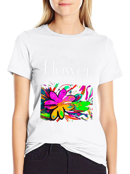 The Flower T-Shirt: Vibrant Floral Design