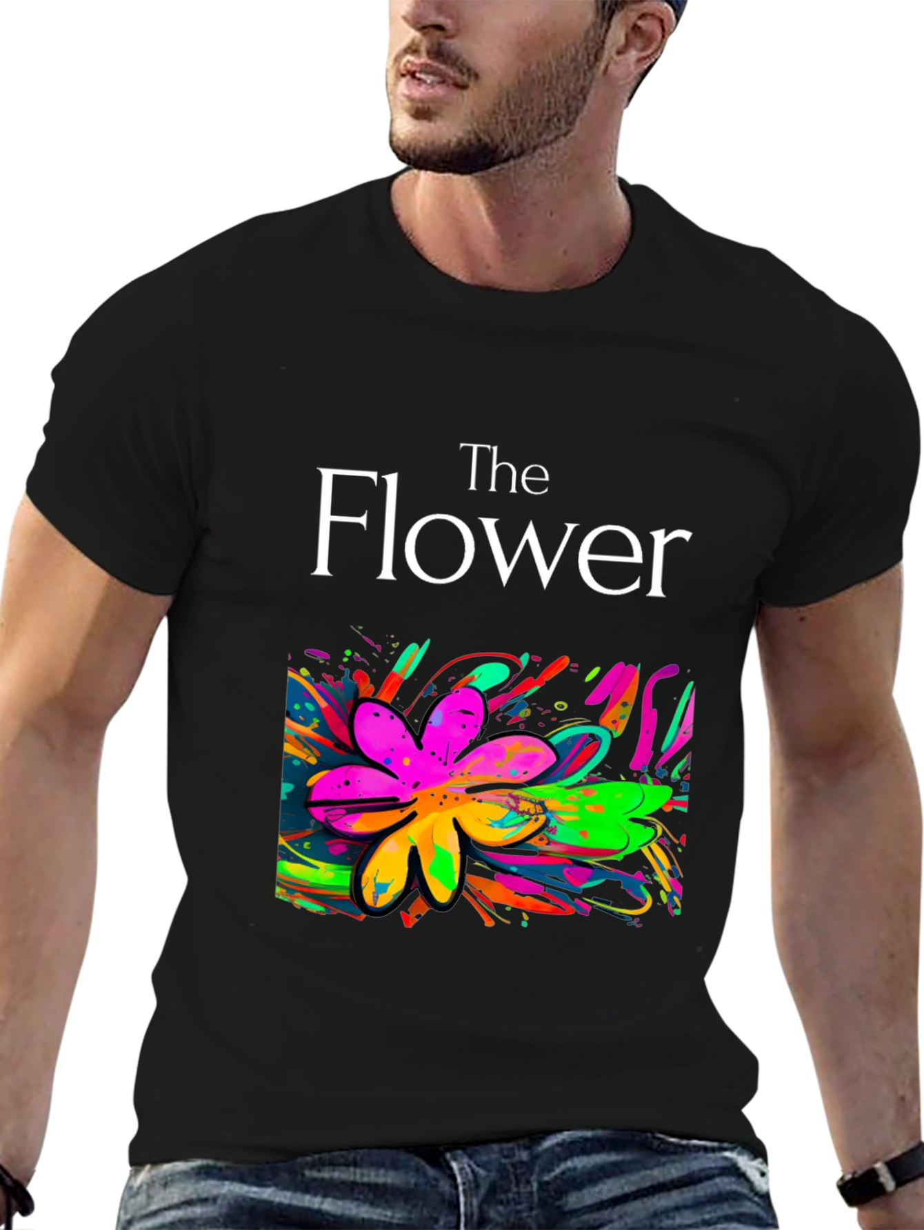 The Flower T-Shirt: Vibrant Floral Design