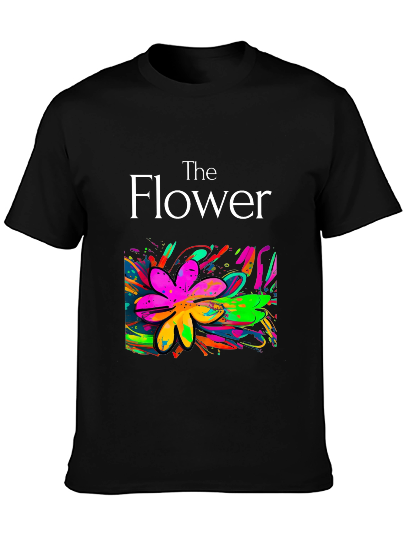 The Flower T-Shirt: Vibrant Floral Design