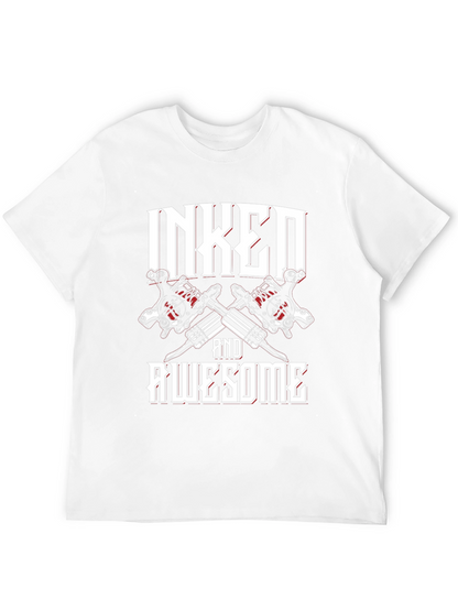 Inked and Awesome Graphic Tee - Black T-Shirt