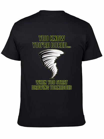 Bored Tornado T-Shirt - Funny Graphic Tee