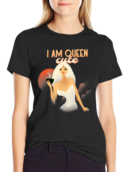 I am Queen Cute T-Shirt - Stylish Graphic Tee