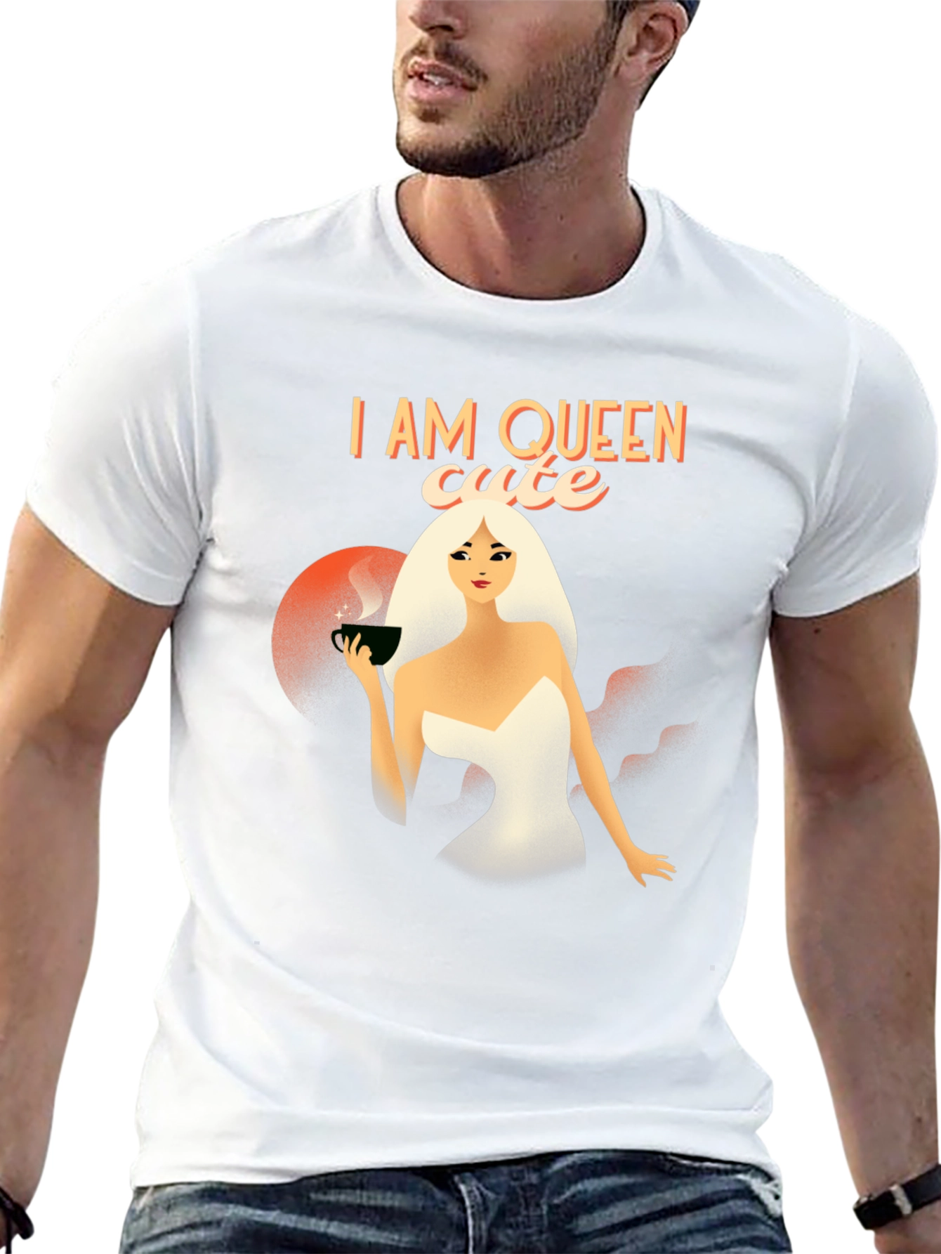 I am Queen Cute T-Shirt - Stylish Graphic Tee