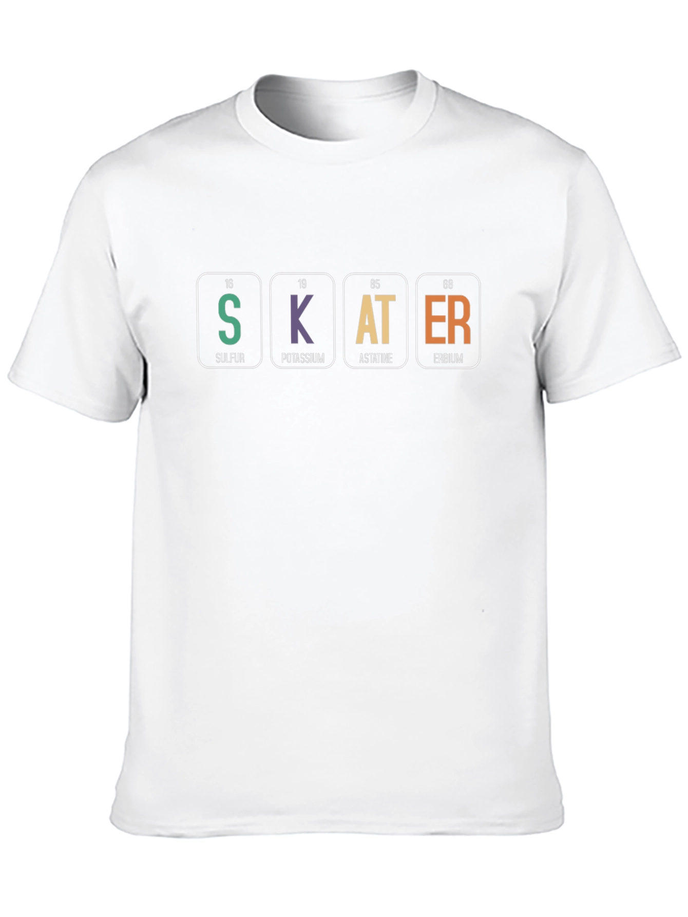 Periodic Table Skater T-Shirt - Black