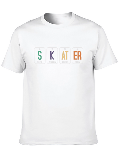Periodic Table Skater T-Shirt - Black