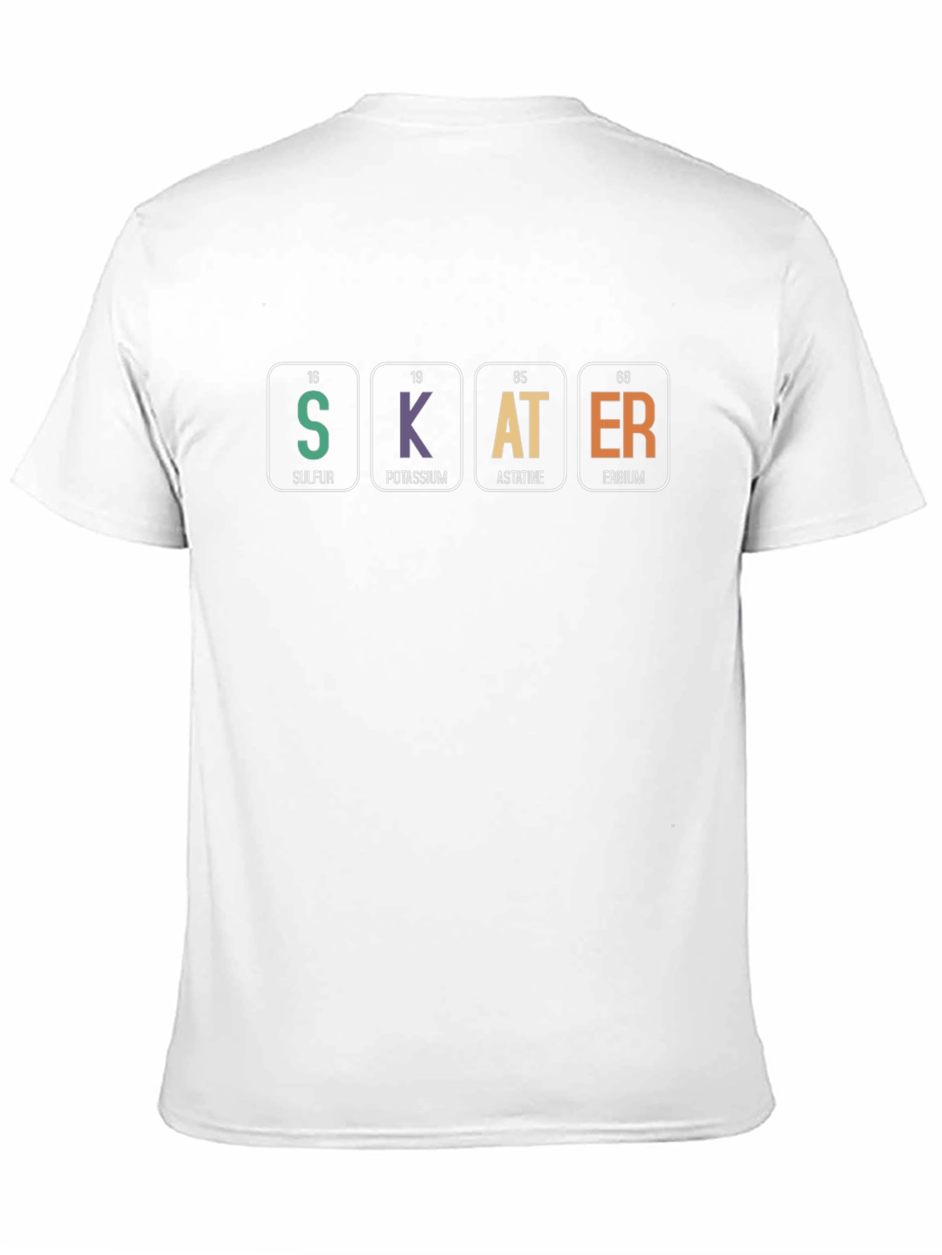 Periodic Table Skater T-Shirt - Black
