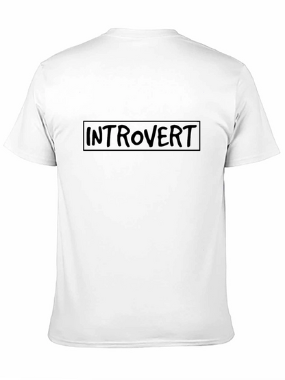 Introvert Graphic Tee - Soft Cotton Blend