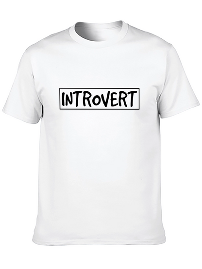 Introvert Graphic Tee - Soft Cotton Blend