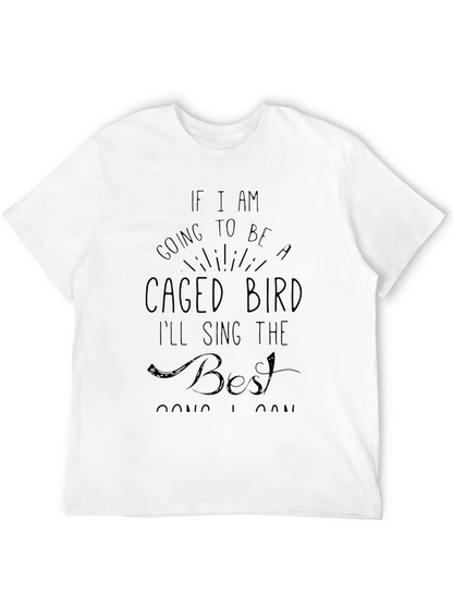 Caged Bird Graphic Tee - Express Yourself