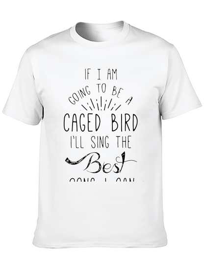 Caged Bird Graphic Tee - Express Yourself