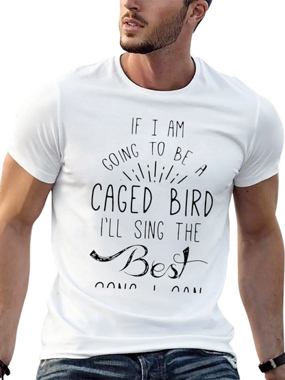 Caged Bird Graphic Tee - Express Yourself