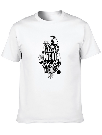 Silent Night Holy Night Black Tee