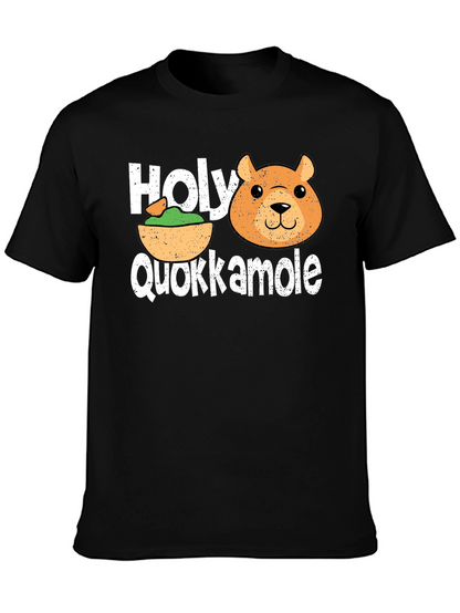 Holy Quokkamole T-Shirt: Funny Guacamole & Quokka Tee