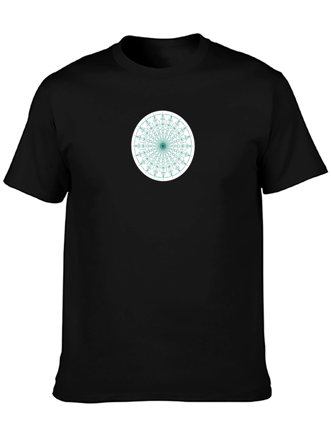 Geometric Mandala Graphic Tee - Modern Menswear