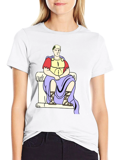 Roman Emperor Graphic Tee - Black