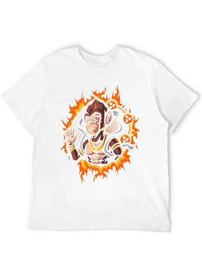 Mystic Monkey Graphic Tee - Black Cotton