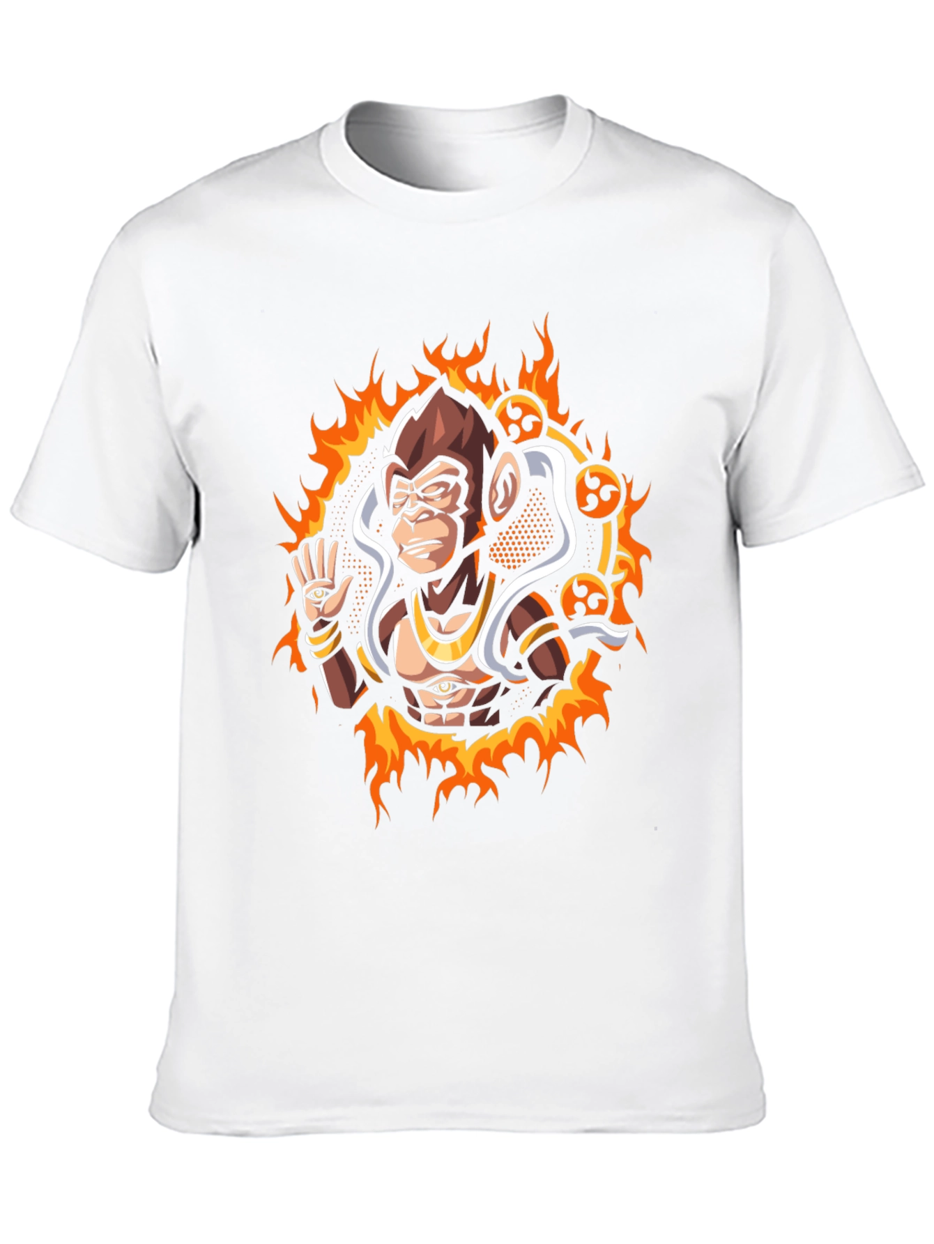 Mystic Monkey Graphic Tee - Black Cotton