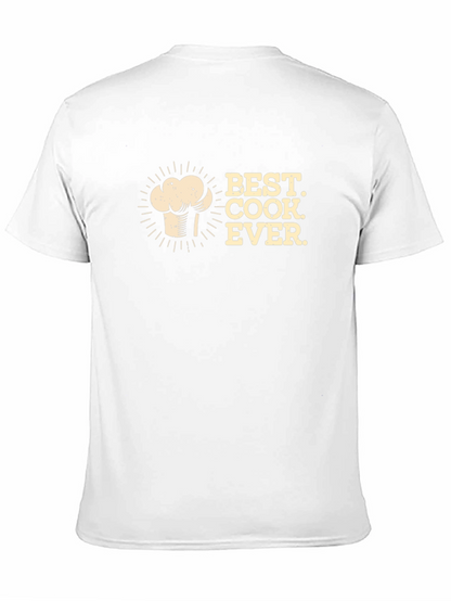 Best Cook Ever Black Graphic T-Shirt