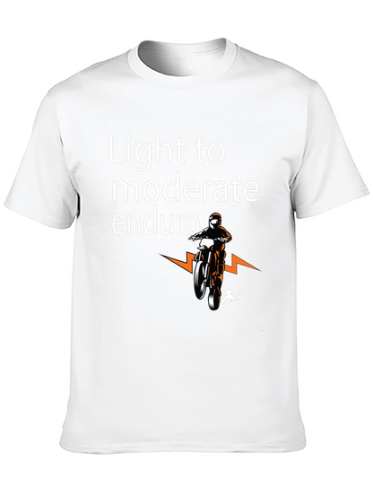 Light to Moderate Enduro Black T-Shirt