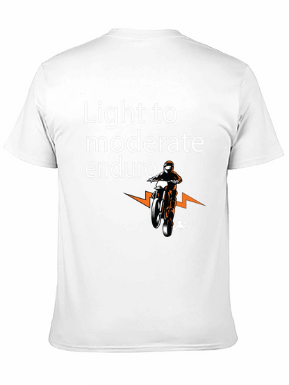 Light to Moderate Enduro Black T-Shirt