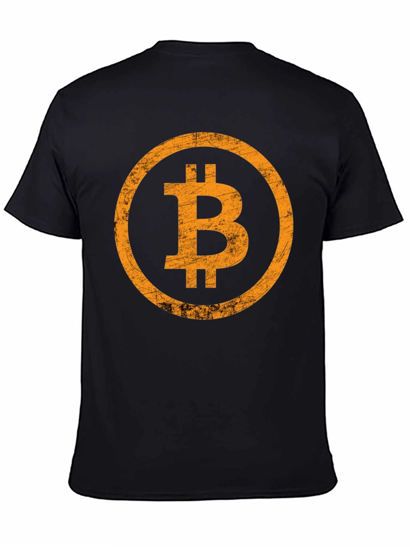 Bitcoin Logo Graphic T-Shirt - Black