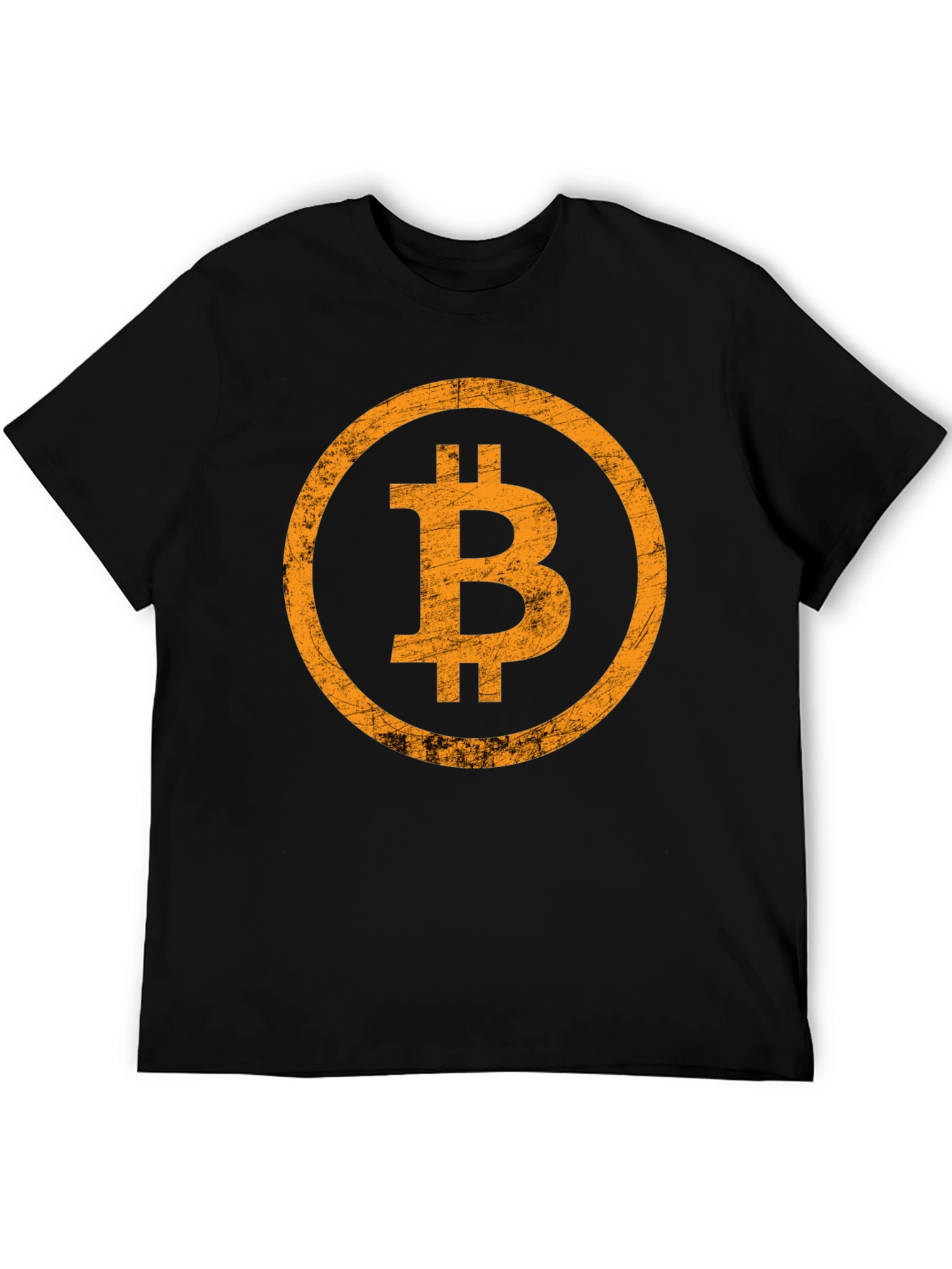 Bitcoin Logo Graphic T-Shirt - Black