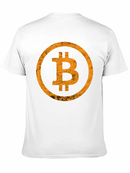 Bitcoin Logo Graphic T-Shirt - Black