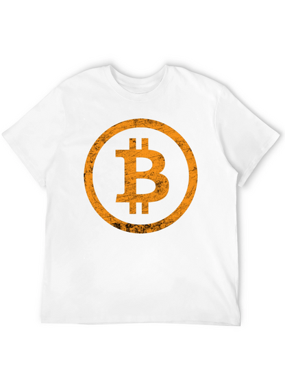 Bitcoin Logo Graphic T-Shirt - Black