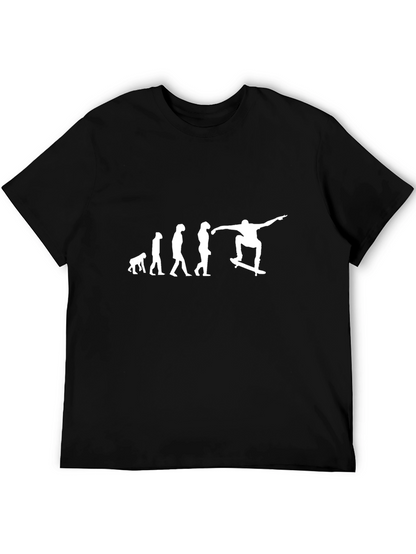 Evolution of Skateboarding Graphic T-Shirt