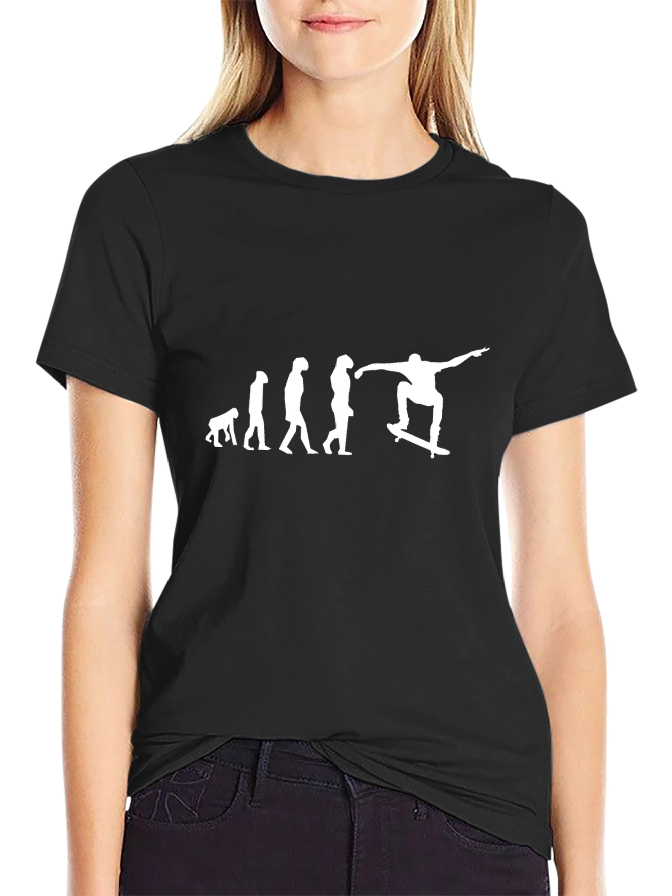 Evolution of Skateboarding Graphic T-Shirt